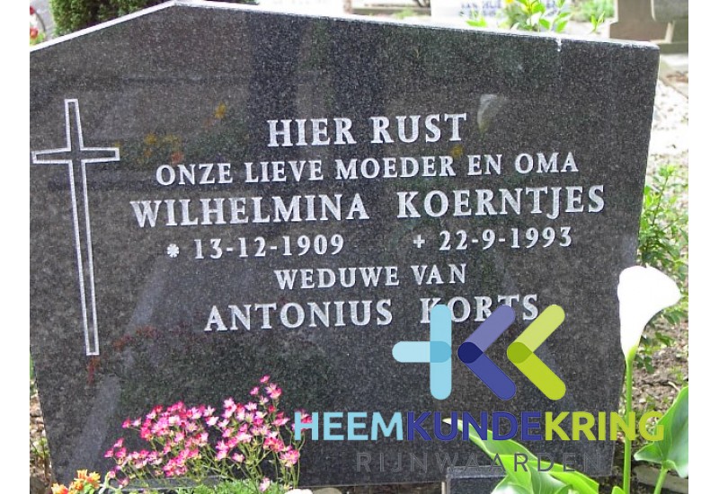 Grafstenen kerkhof Herwen Coll. HKR (314) W.Koerentjes